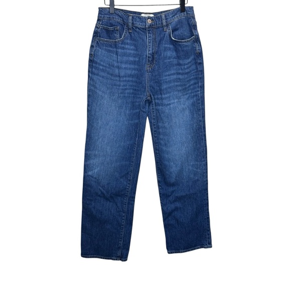 Triarchy High Rise Straight Leg Cotton Jeans Size 29 - Picture 1 of 13